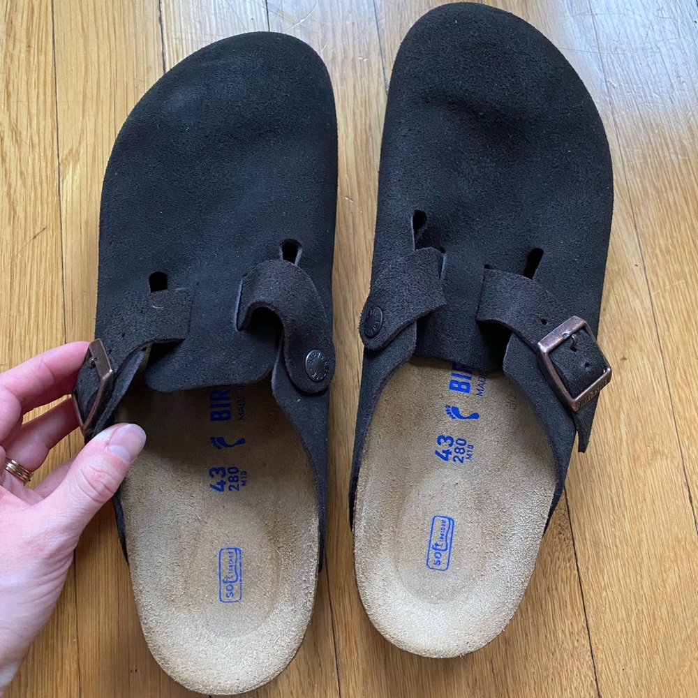 Like new Birkenstocks Boston slide